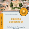 Apostila Motorista de Transporte Escolar Prefeitura de Ribeirão Corrente SP 2025