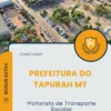 Apostila Motorista de Transporte Escolar Prefeitura do Tapurah MT 2025