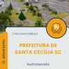Apostila Nutricionista Prefeitura de Santa Cecília SC 2025