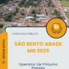 Apostila Operador De Máquina Pesada Prefeitura de São Bento Abade MG 2025