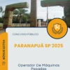 Apostila Operador De Máquinas Pesadas Prefeitura de Paranapuã SP 2025