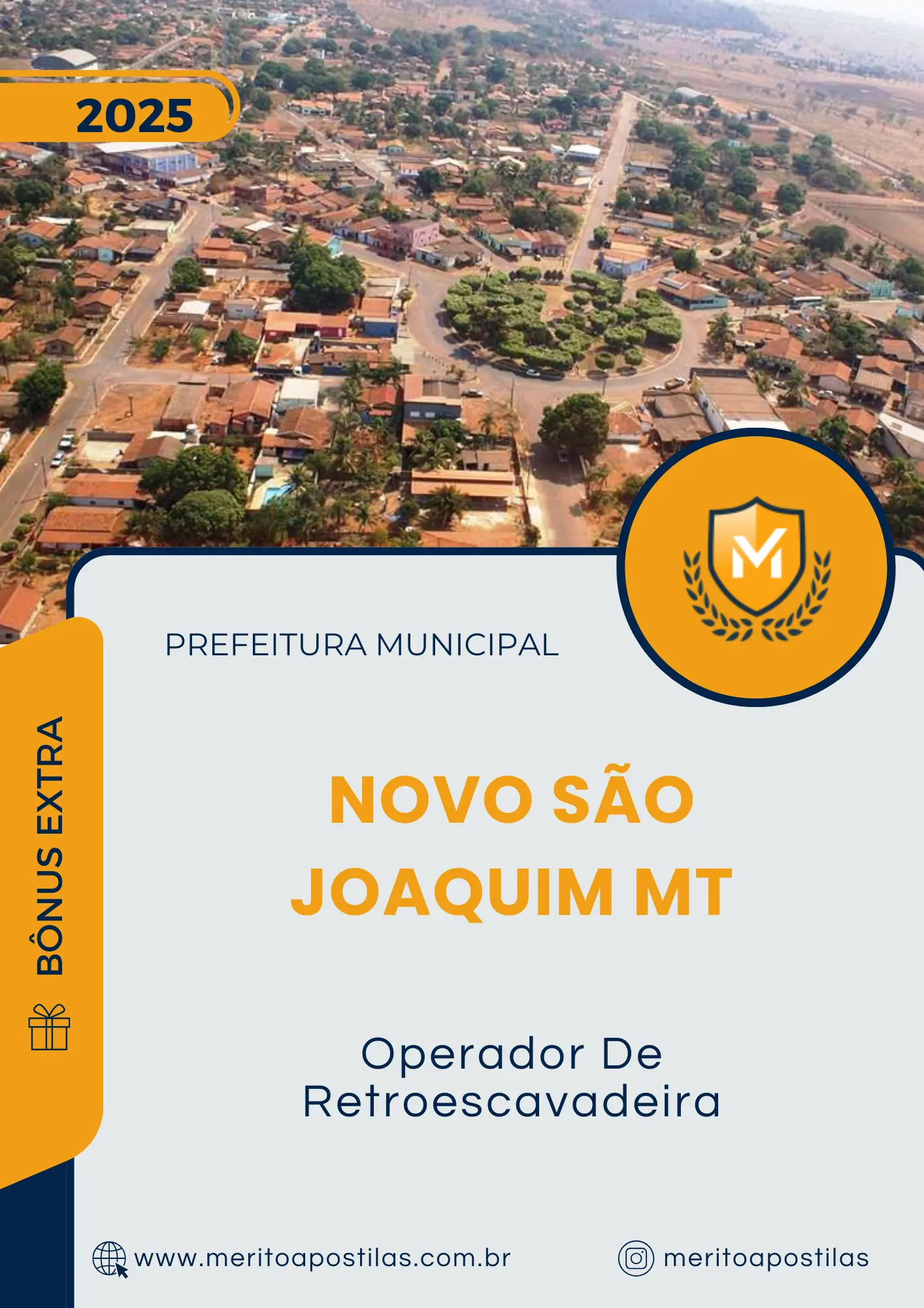 Apostila Operador De Retroescavadeira Prefeitura de Novo São Joaquim MT 2025