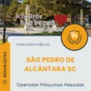 Apostila Operador Máquinas Pesadas Prefeitura de São Pedro de Alcântara SC 2025