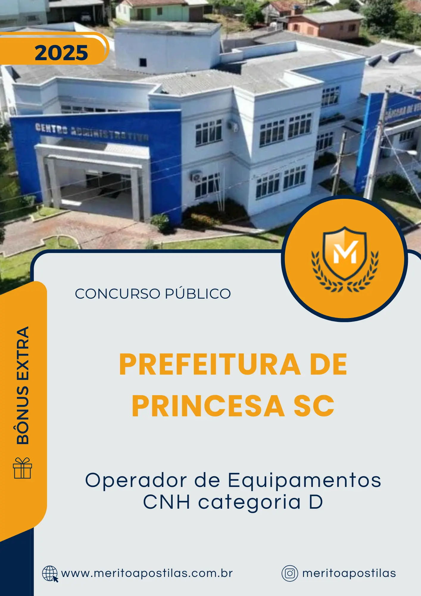 Apostila Operador de Equipamentos CNH categoria D Prefeitura de Princesa SC 2025