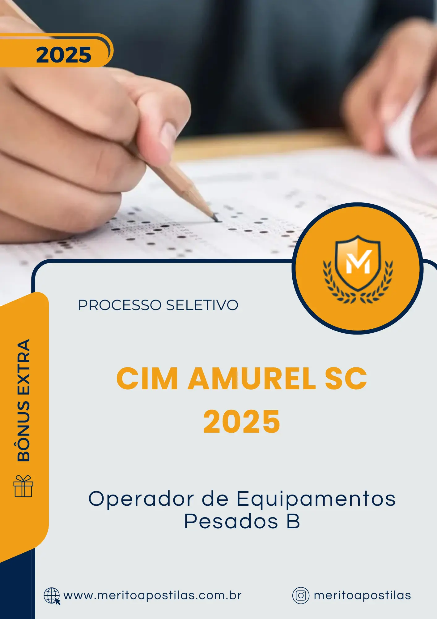 Apostila Operador de Equipamentos Pesados B Processo Seletivo CIM Amurel SC 2025