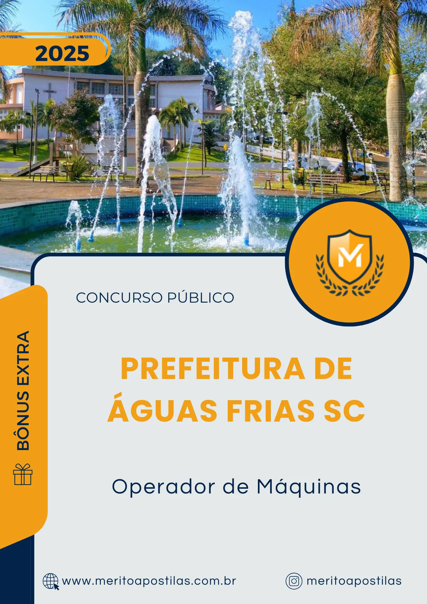 Apostila Operador de Máquinas Prefeitura de Águas Frias SC 2025