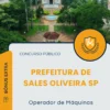 Apostila Operador de Máquinas Prefeitura de Sales Oliveira SP 2025