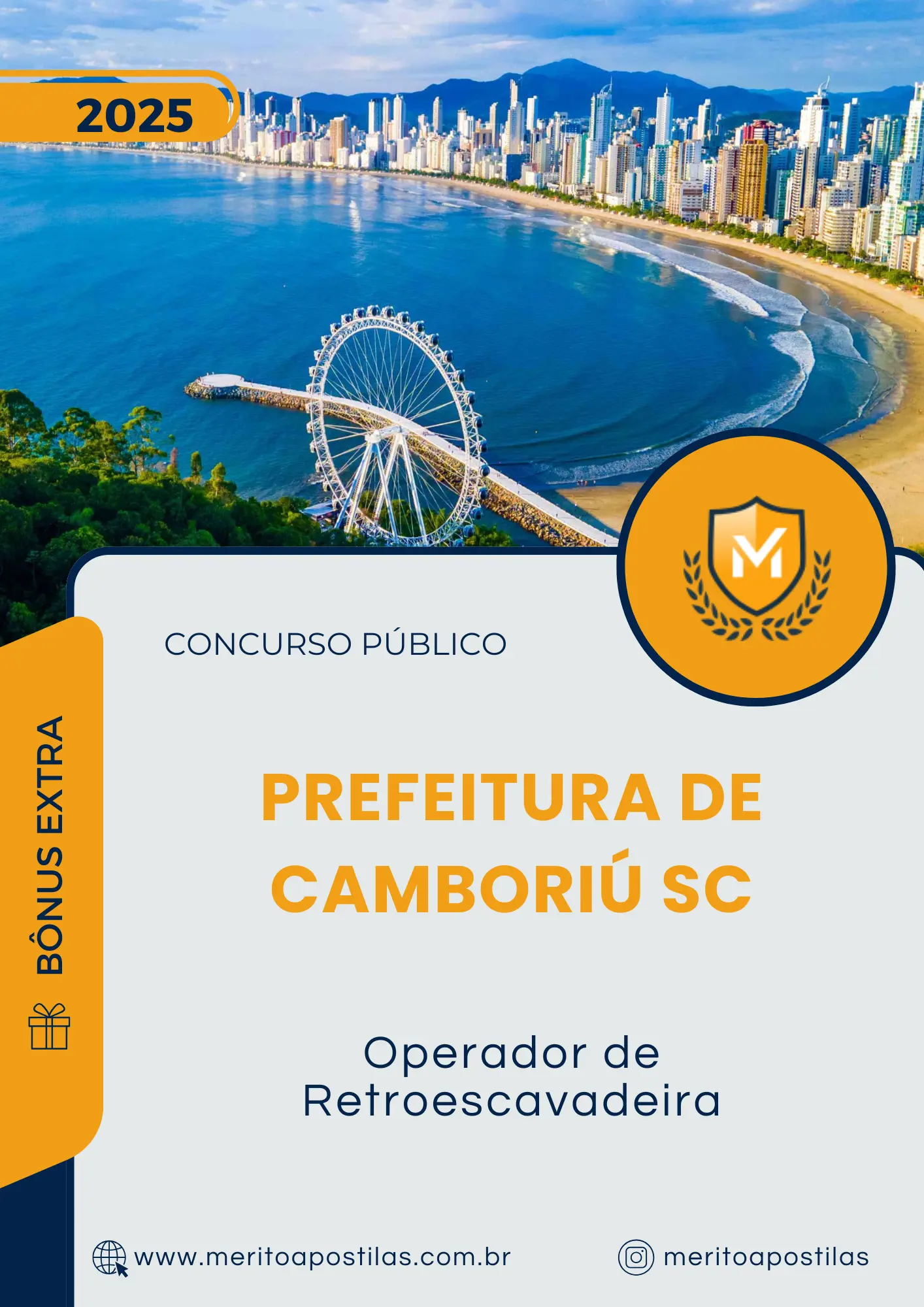 Apostila Operador de Retroescavadeira Prefeitura de Camboriú SC 2025