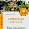 Apostila Operador de Serviços de Higiene Asseio e Limpeza Prefeitura de Castelo ES 2025
