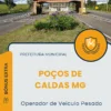 Apostila Operador de Veículo Pesado Prefeitura de Poços de Caldas MG 2025