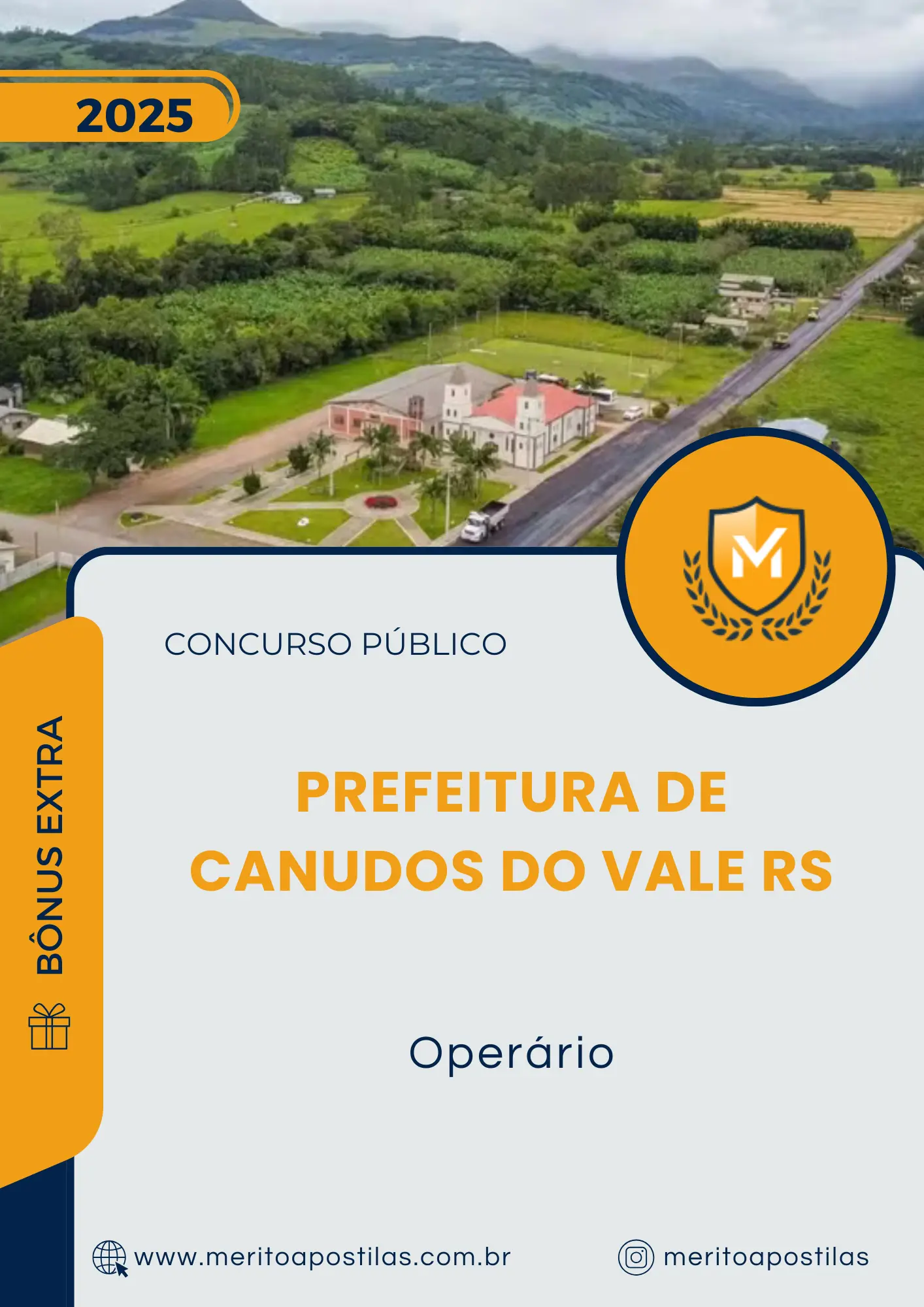 Apostila Operário Prefeitura de Canudos do Vale RS 2025