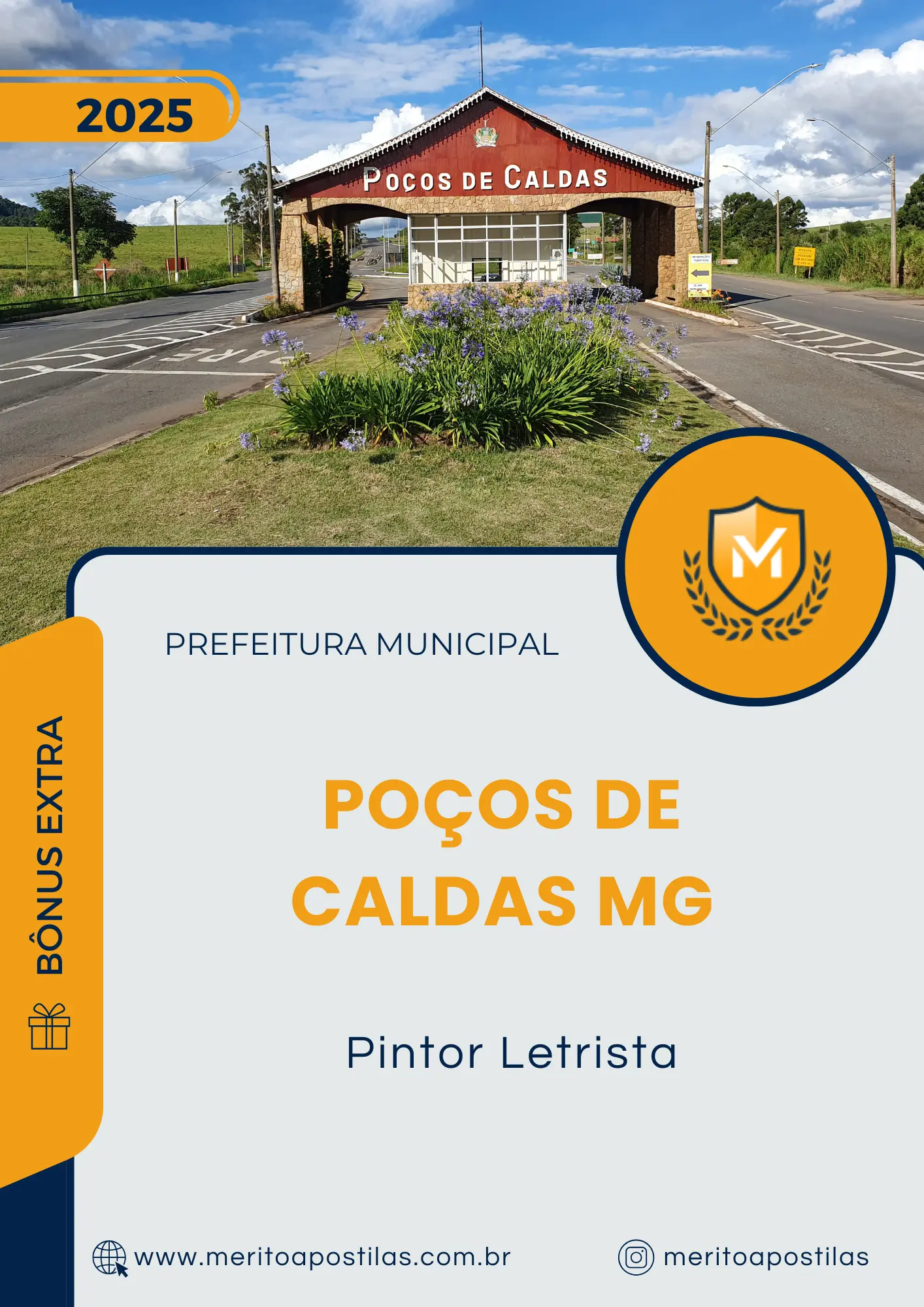 Apostila Pintor Letrista Prefeitura de Poços de Caldas MG 2025