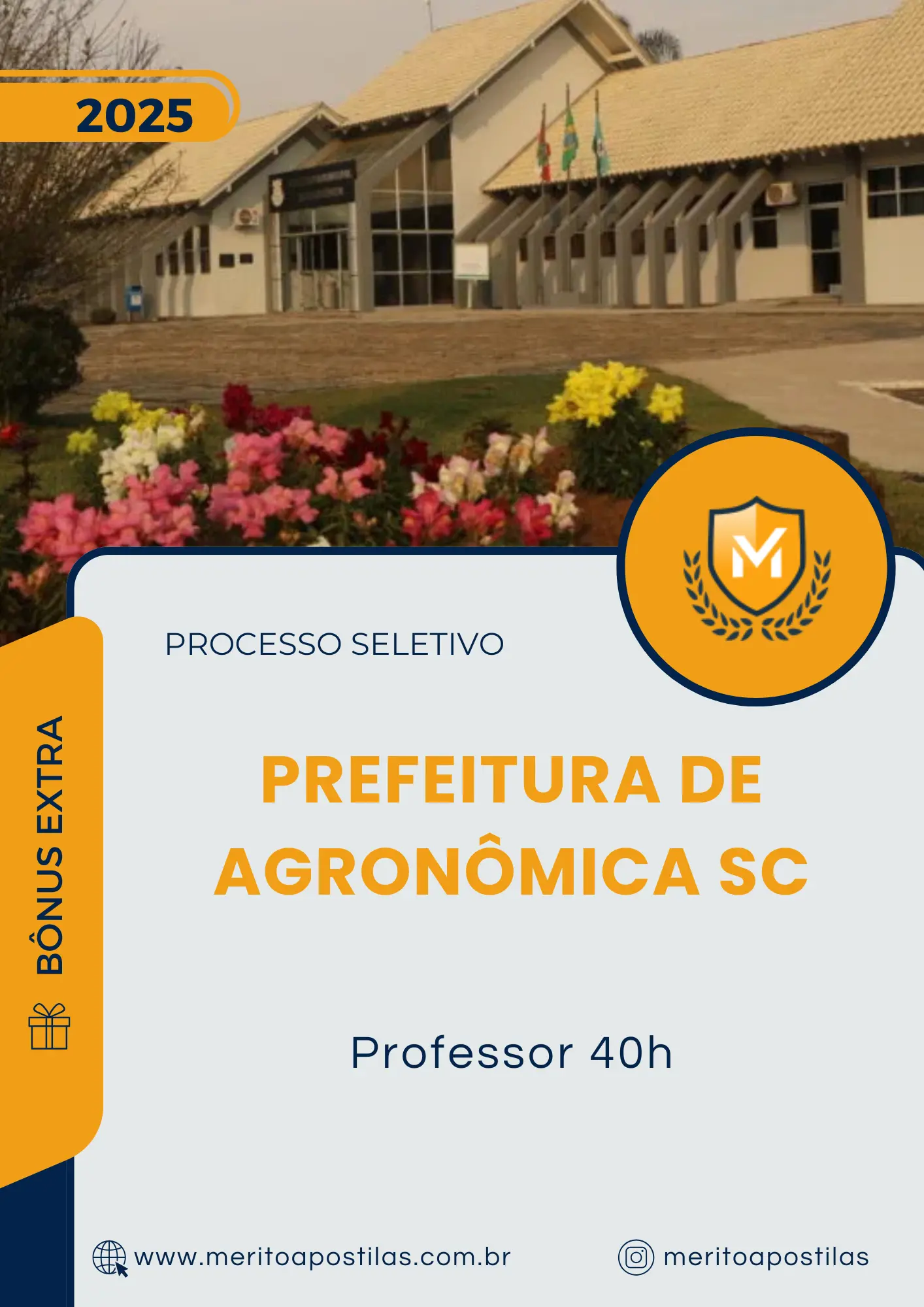 Apostila Professor 40h Prefeitura de Agronômica SC 2025