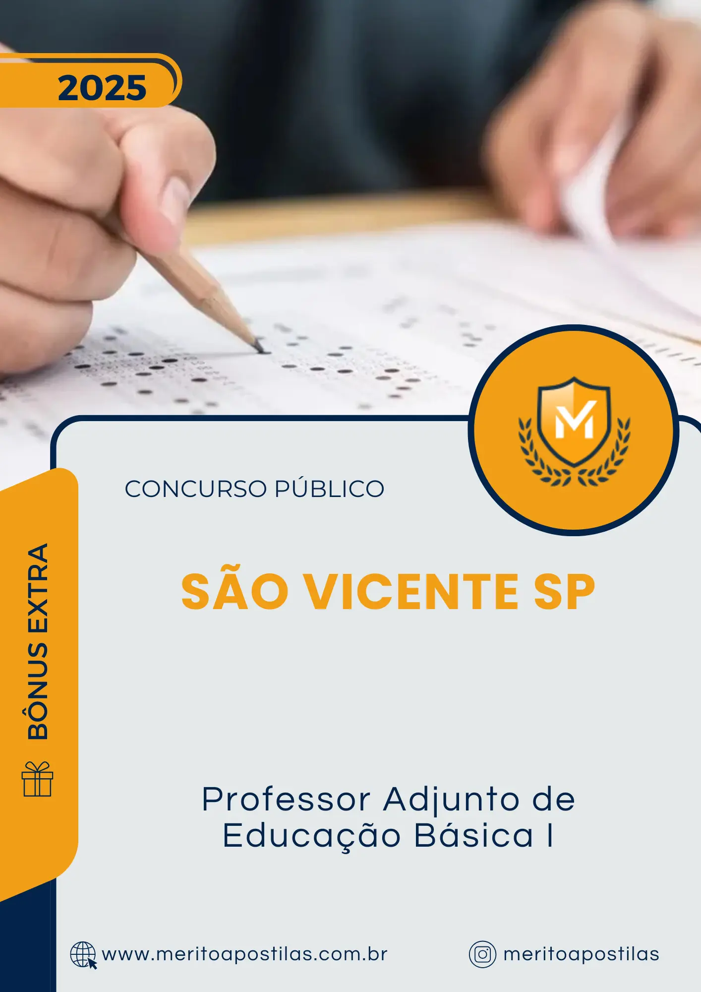 Apostila Professor Adjunto de Educação Básica I Prefeitura de São Vicente SP 2025