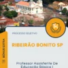 Apostila Professor Assistente De Educação Básica I Prefeitura de Ribeirão Bonito SP 2025
