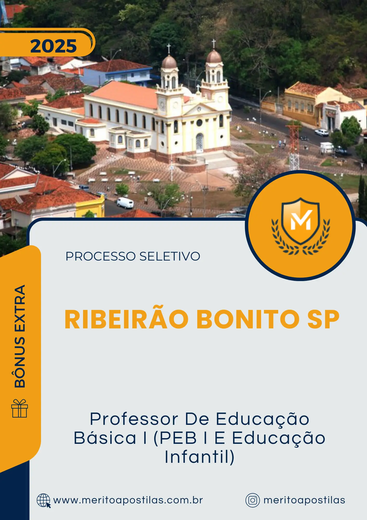 Apostila Professor De Educação Básica I PEB I E Educação Infantil Prefeitura de Ribeirão Bonito SP 2025