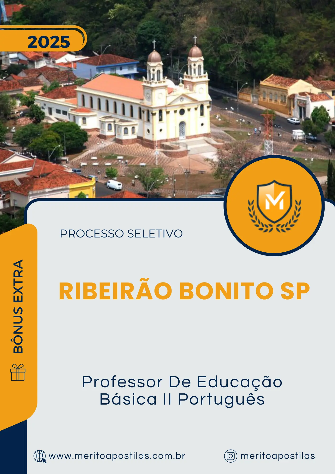 Apostila Professor De Educação Básica II Português Prefeitura de Ribeirão Bonito SP 2025