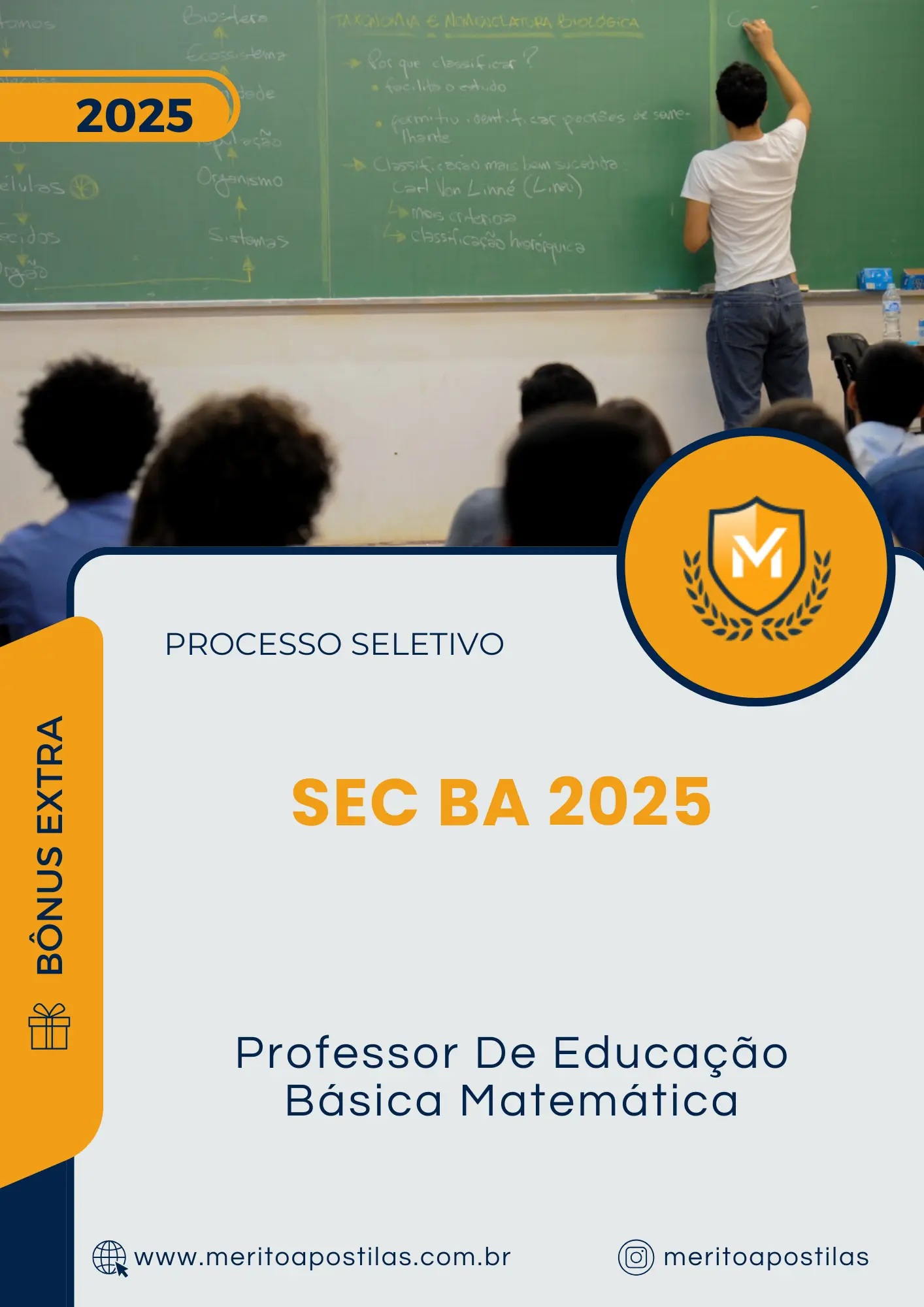 Apostila Professor De Educação Básica Matemática Processo Seletivo SEC BA 2025