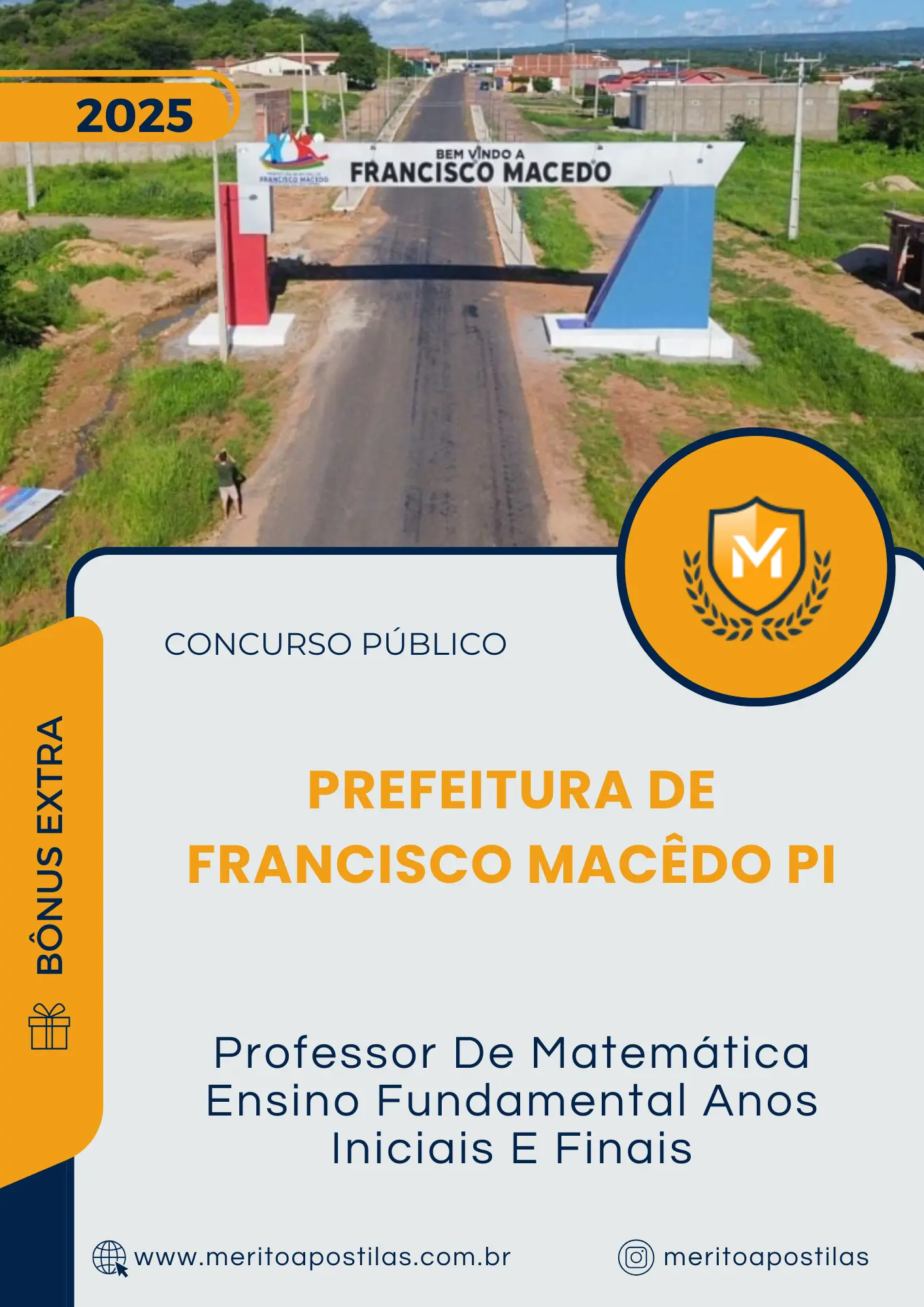 Apostila Professor De Matemática Ensino Fundamental Anos Iniciais E Finais Prefeitura de Francisco Macêdo PI 2025