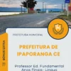 Apostila Professor Ed Fundamental Anos Finais Língua Portuguesa Prefeitura de Ipaporanga CE 2025