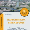 Apostila Professor P3 Ensino Fundamental 1 ao 5 ano Prefeitura de Itapecerica da Serra SP 2025