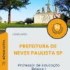 Apostila Professor de Educação Básica I Prefeitura de Neves Paulista SP 2025