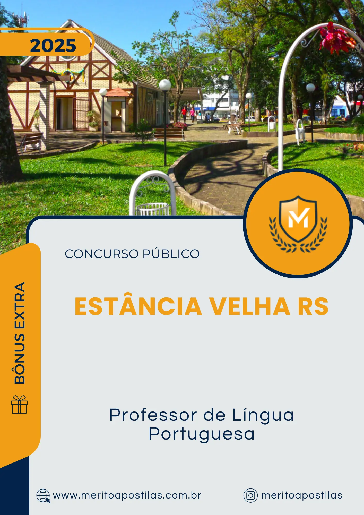 Apostila Professor de Língua Portuguesa Prefeitura de Estância Velha RS 2025