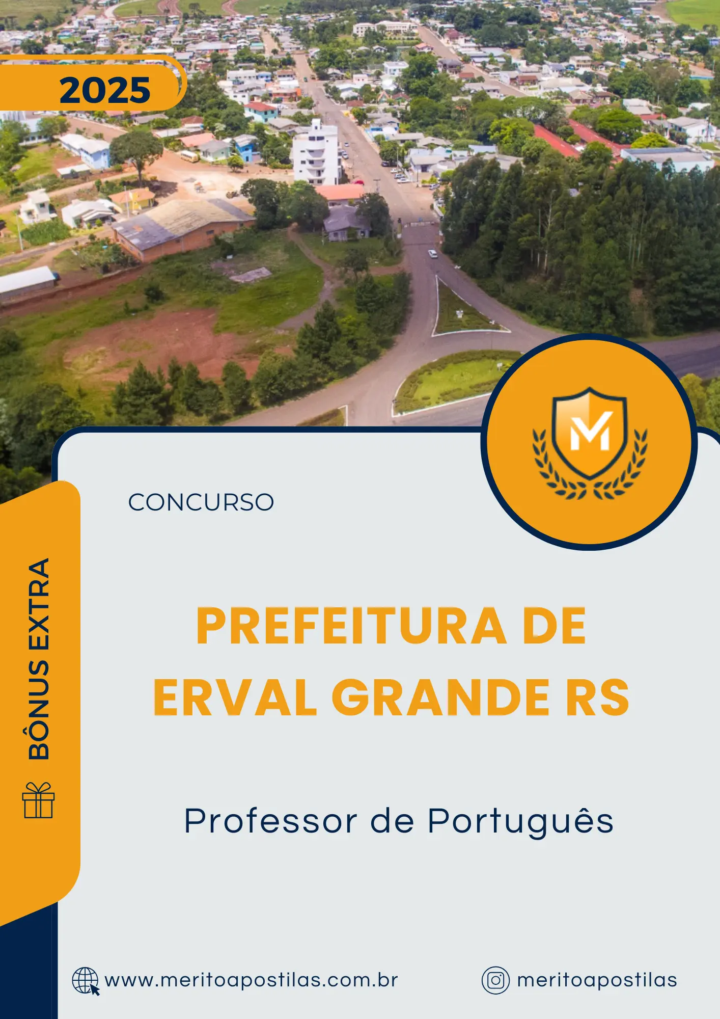 Apostila Professor de Português Prefeitura de Erval Grande RS 2025