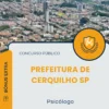 Apostila Psicólogo Prefeitura de Cerquilho SP 2025