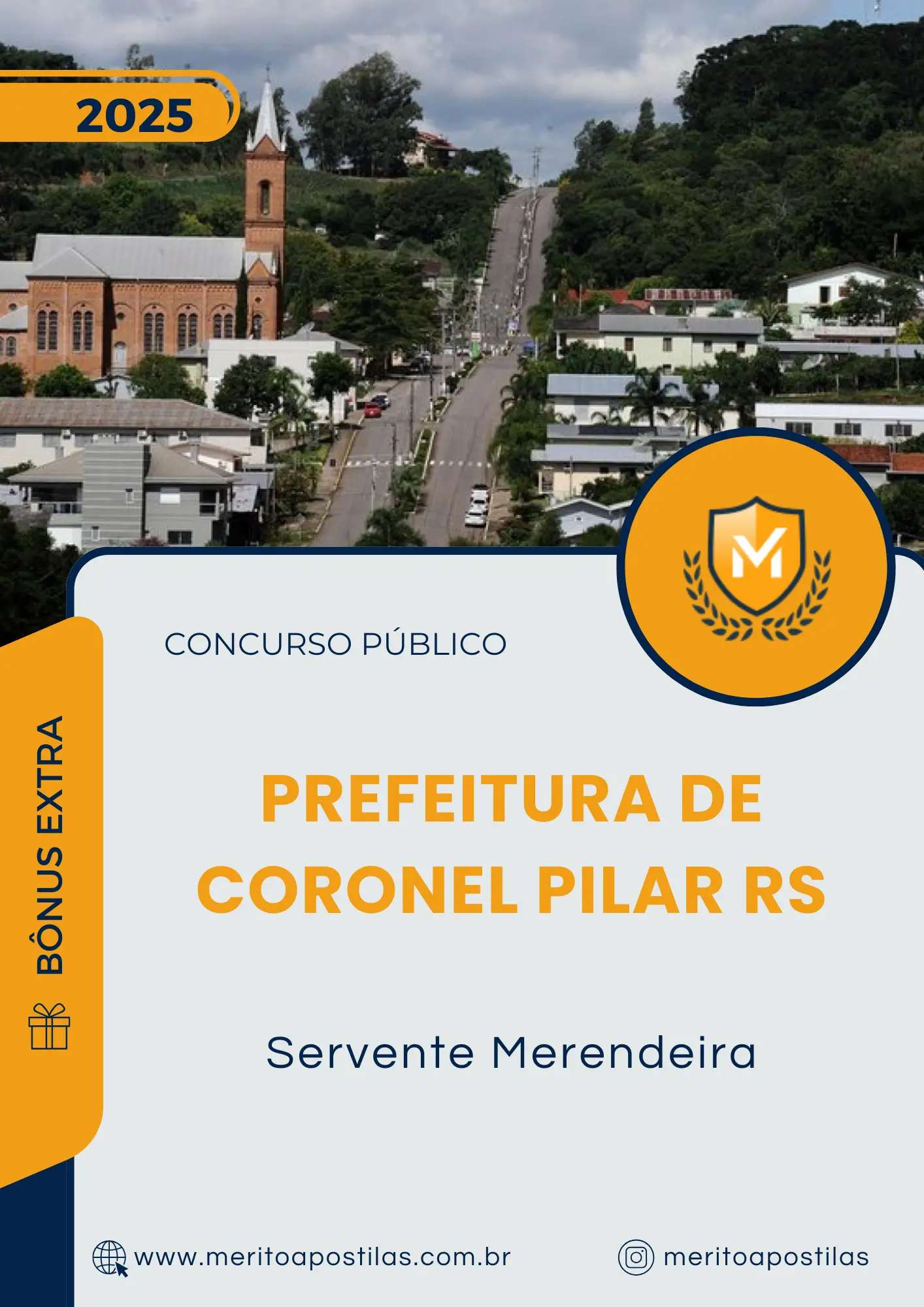 Apostila Servente Merendeira Prefeitura de Coronel Pilar RS 2025