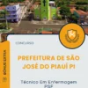 Apostila Técnico Em Enfermagem PSF Prefeitura de São José do Piauí PI 2025