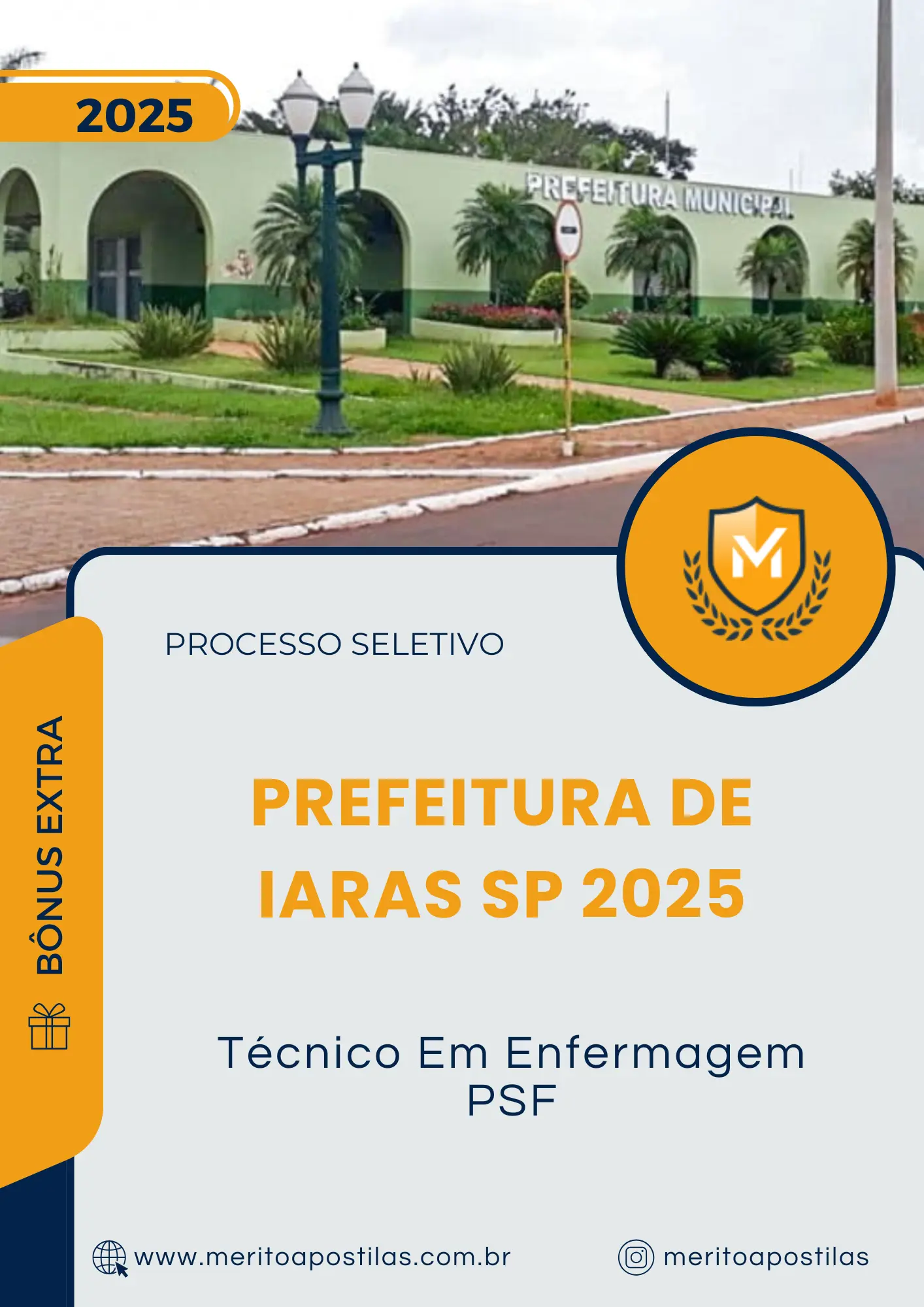 Apostila Técnico Em Enfermagem PSF Prefeitura de Iaras SP 2025