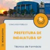Apostila Técnico de Farmácia Prefeitura de Indaiatuba SP 2025