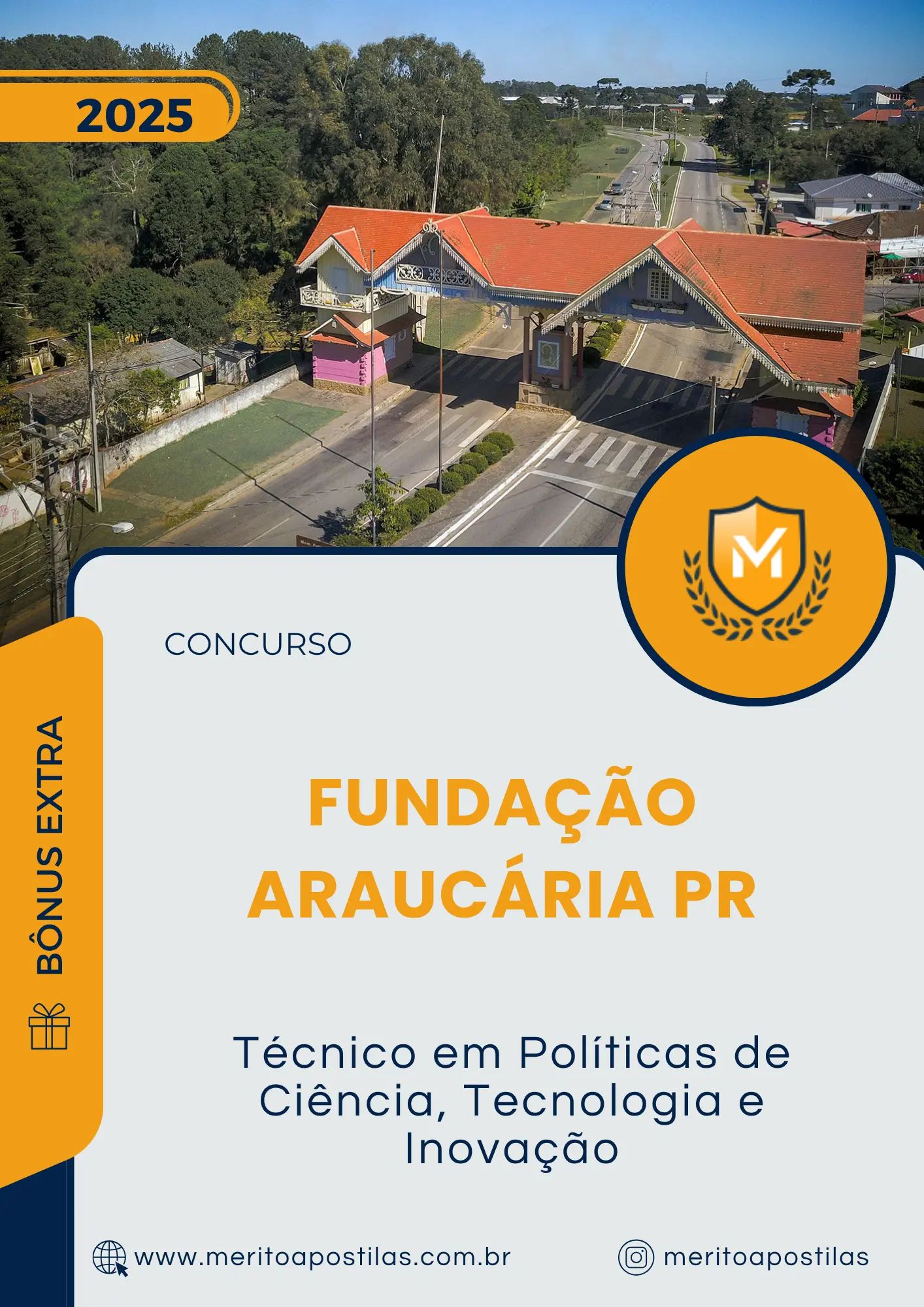 Apostila Técnico em Políticas de Ciência Tecnologia e Inovação Concurso Fundação Araucária PR 2025