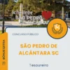 Apostila Tesoureiro Prefeitura de São Pedro de Alcântara SC 2025