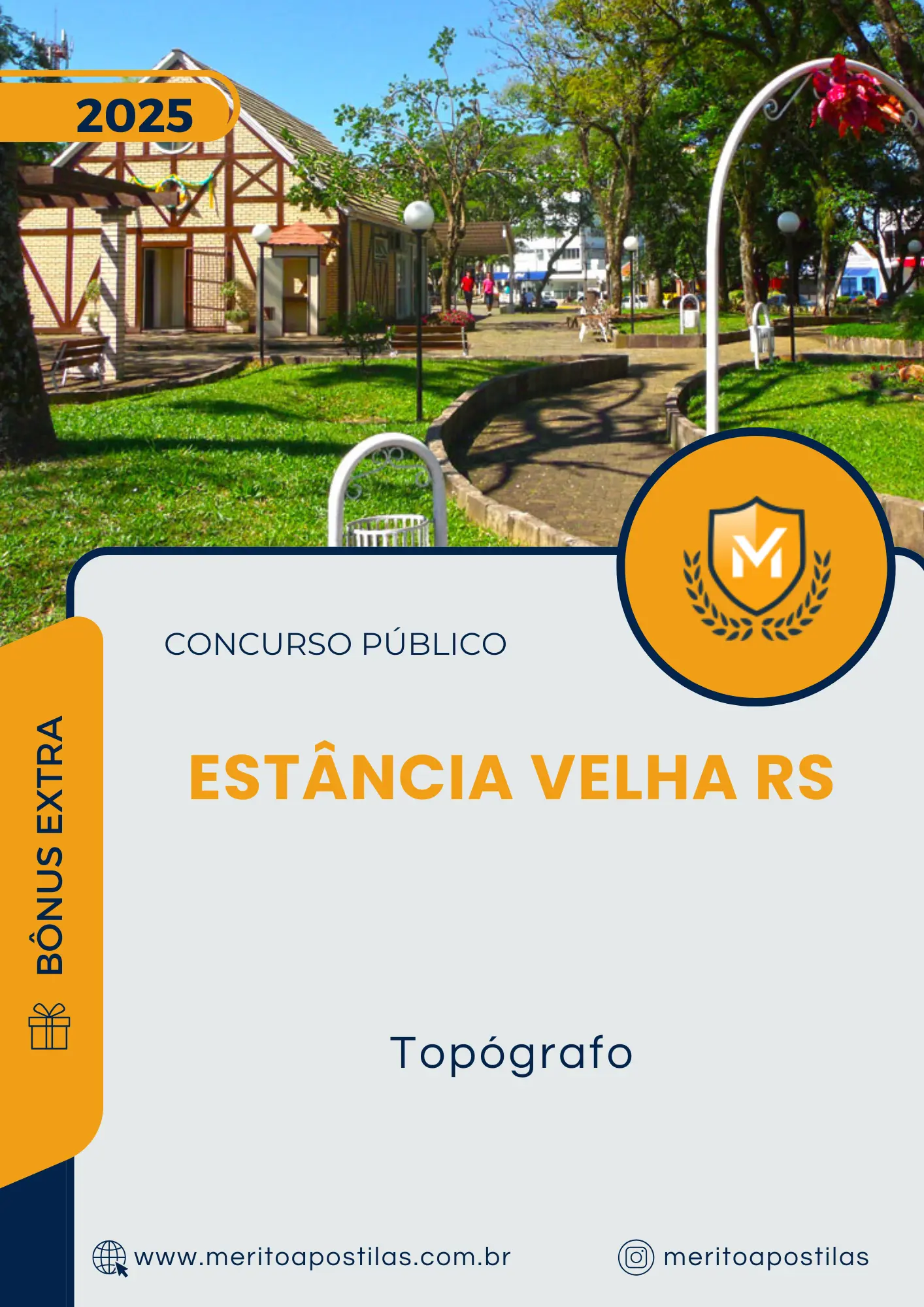 Apostila Topógrafo Prefeitura de Estância Velha RS 2025