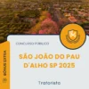 Apostila Tratorista Prefeitura de São João do Pau D'Alho SP 2025
