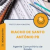 Apostila Agente Comunitário de Saúde Prefeitura de Riacho de Santo Antônio PB 2025
