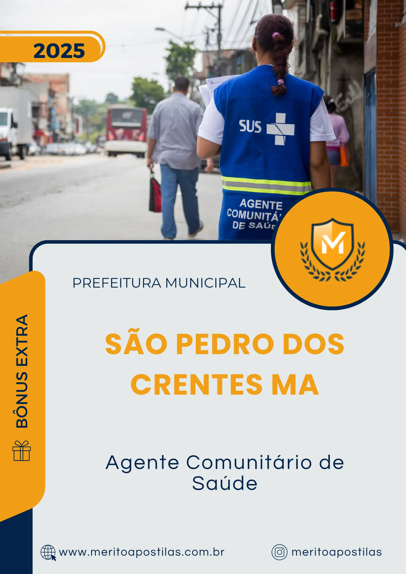 Apostila Agente Comunitário de Saúde Prefeitura de São Pedro dos Crentes MA 2025