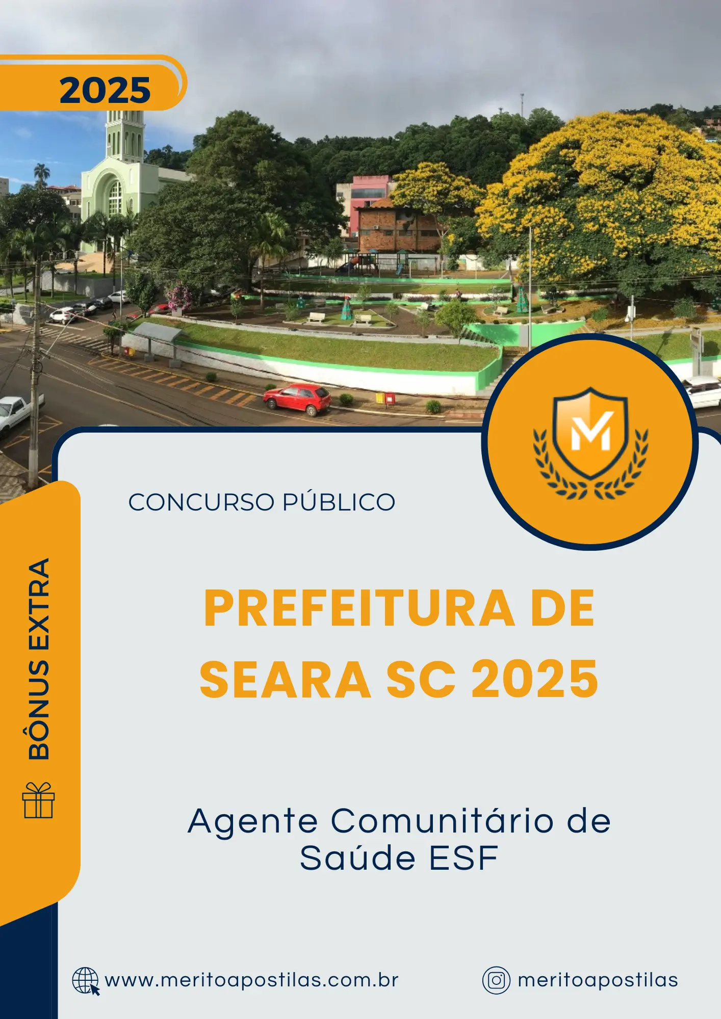 Apostila Agente Comunitário de Saúde ESF Prefeitura de Seara SC 2025