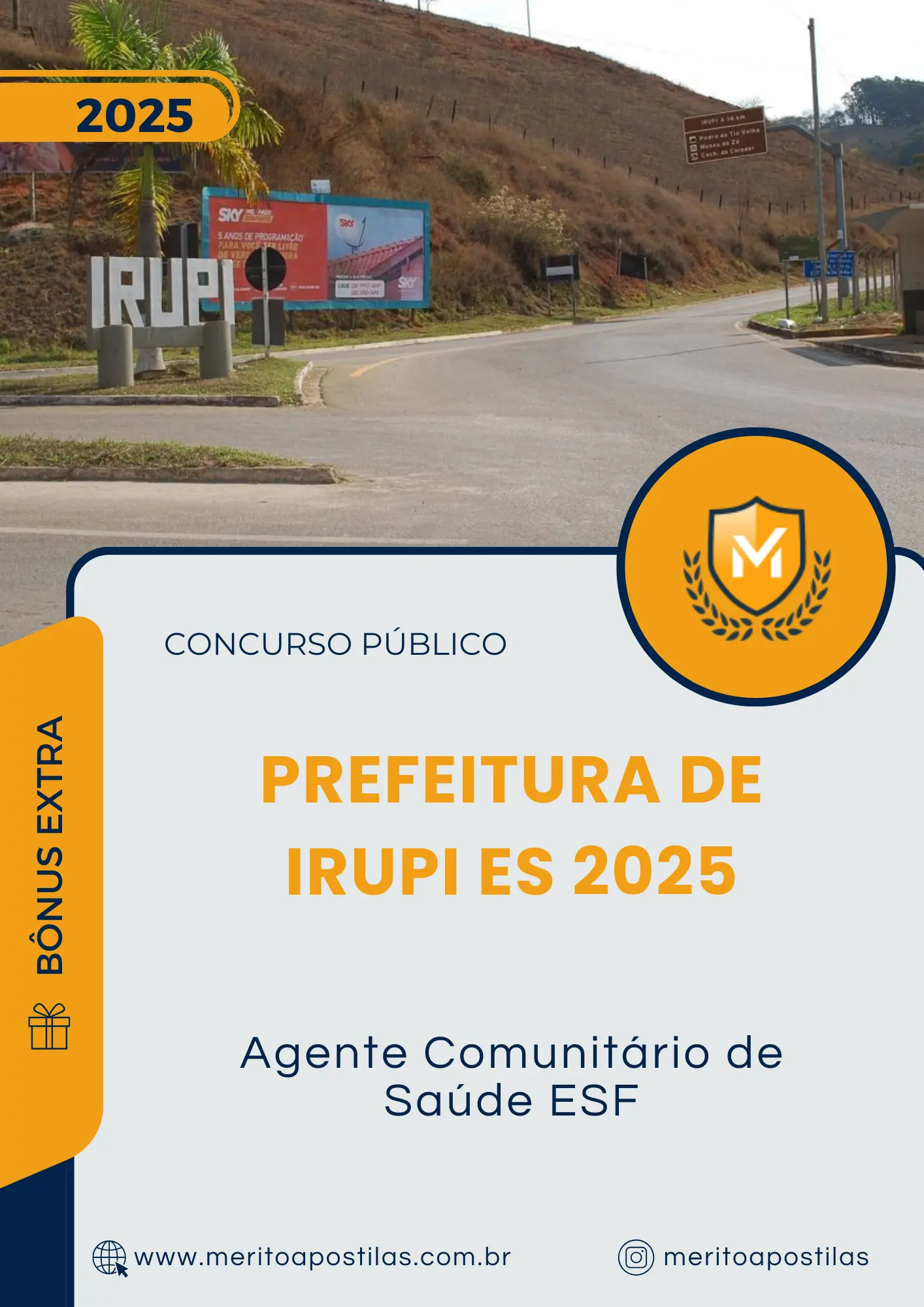 Apostila Agente Comunitário de Saúde ESF Prefeitura de Irupi ES 2025