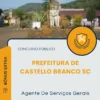 Apostila Agente De Serviços Gerais Prefeitura de Presidente Castello Branco SC 2025
