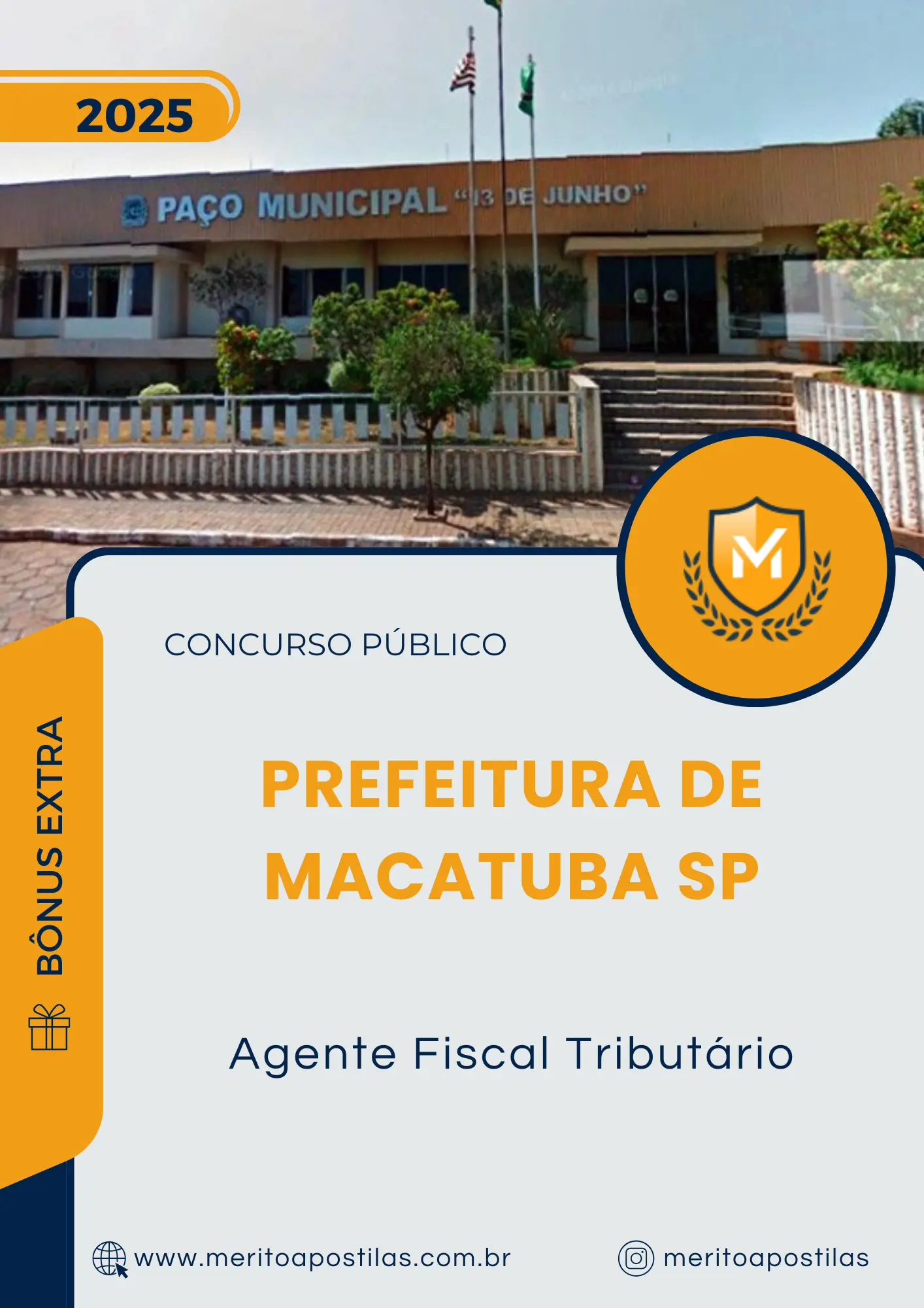 Apostila Agente Fiscal Tributário Prefeitura de Macatuba SP 2025