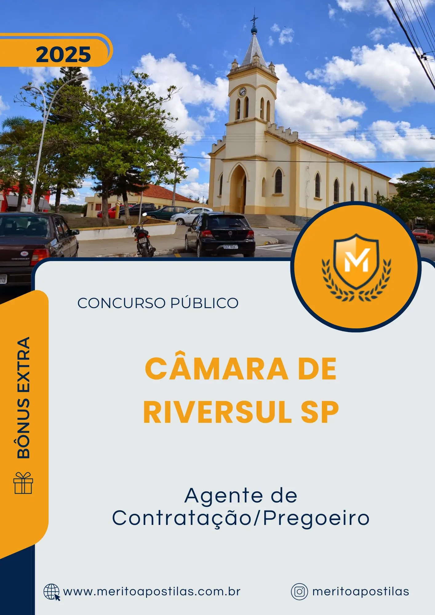 Apostila Agente de Contratação Pregoeiro Câmara de Riversul SP 2025