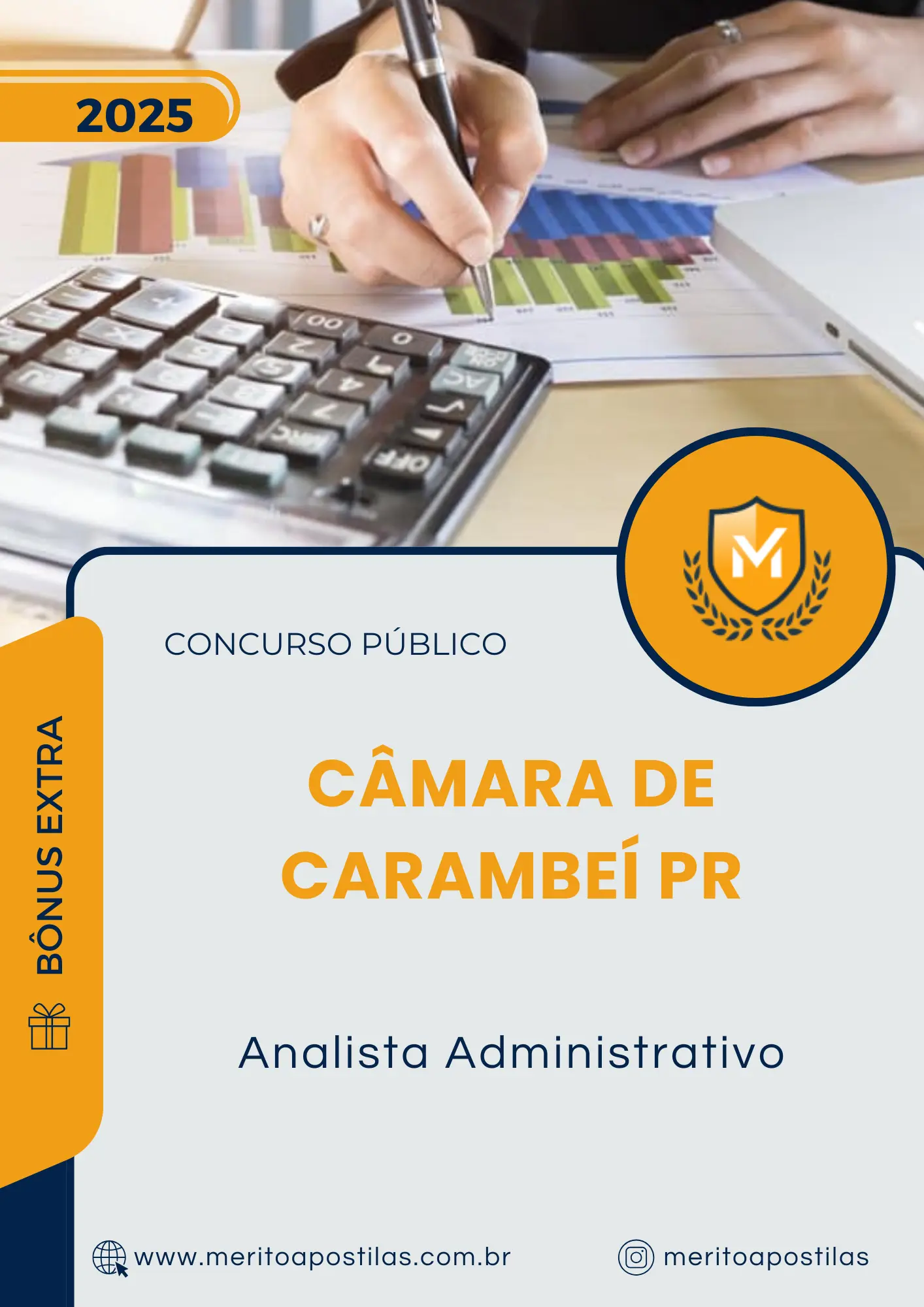 Apostila Analista Administrativo Câmara de Carambeí PR 2025