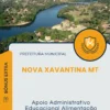 Apostila Apoio Administrativo Educacional Alimentação Escolar Prefeitura de Nova Xavantina MT 2025