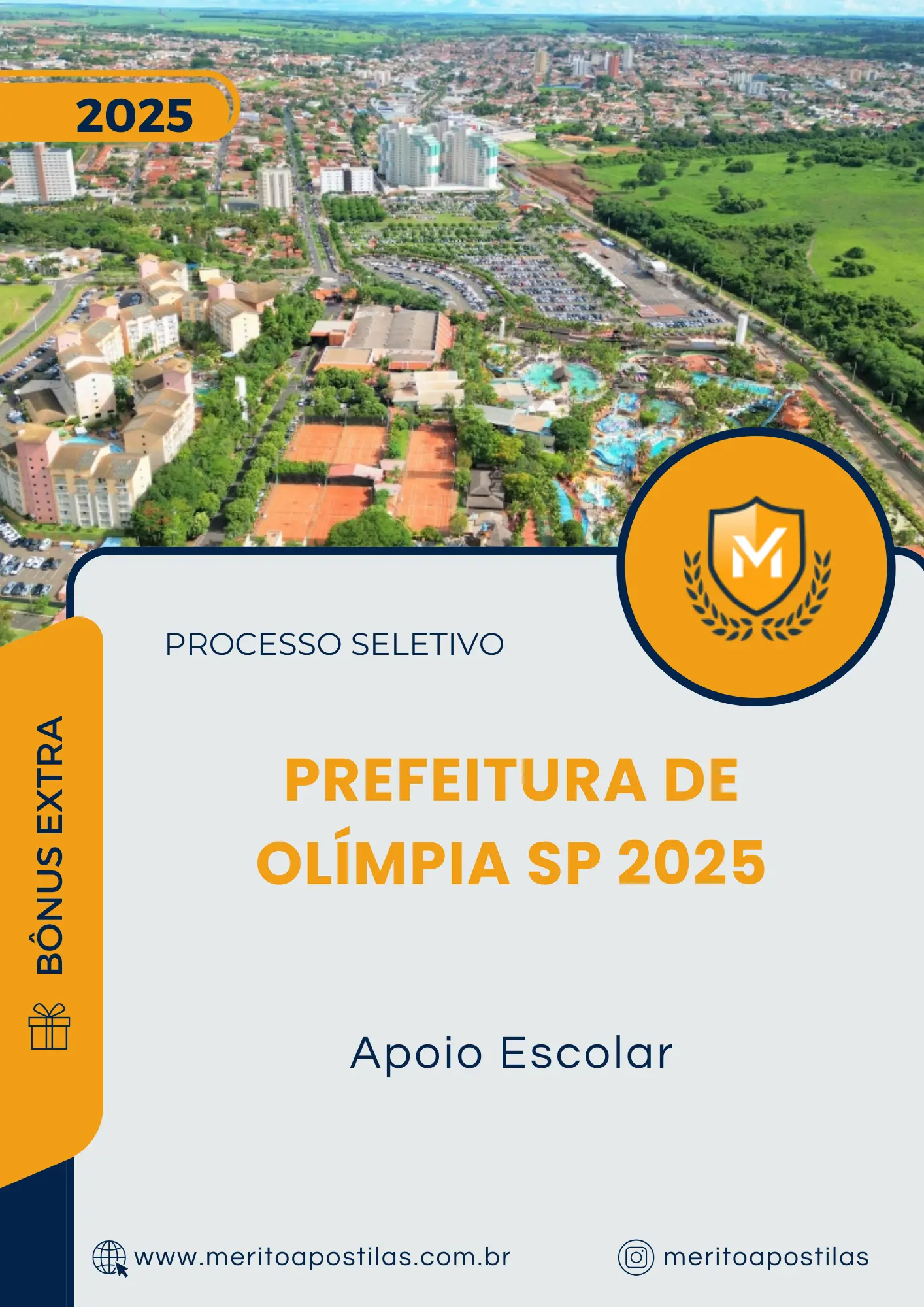 Apostila Apoio Escolar Prefeitura de Olímpia SP 2025
