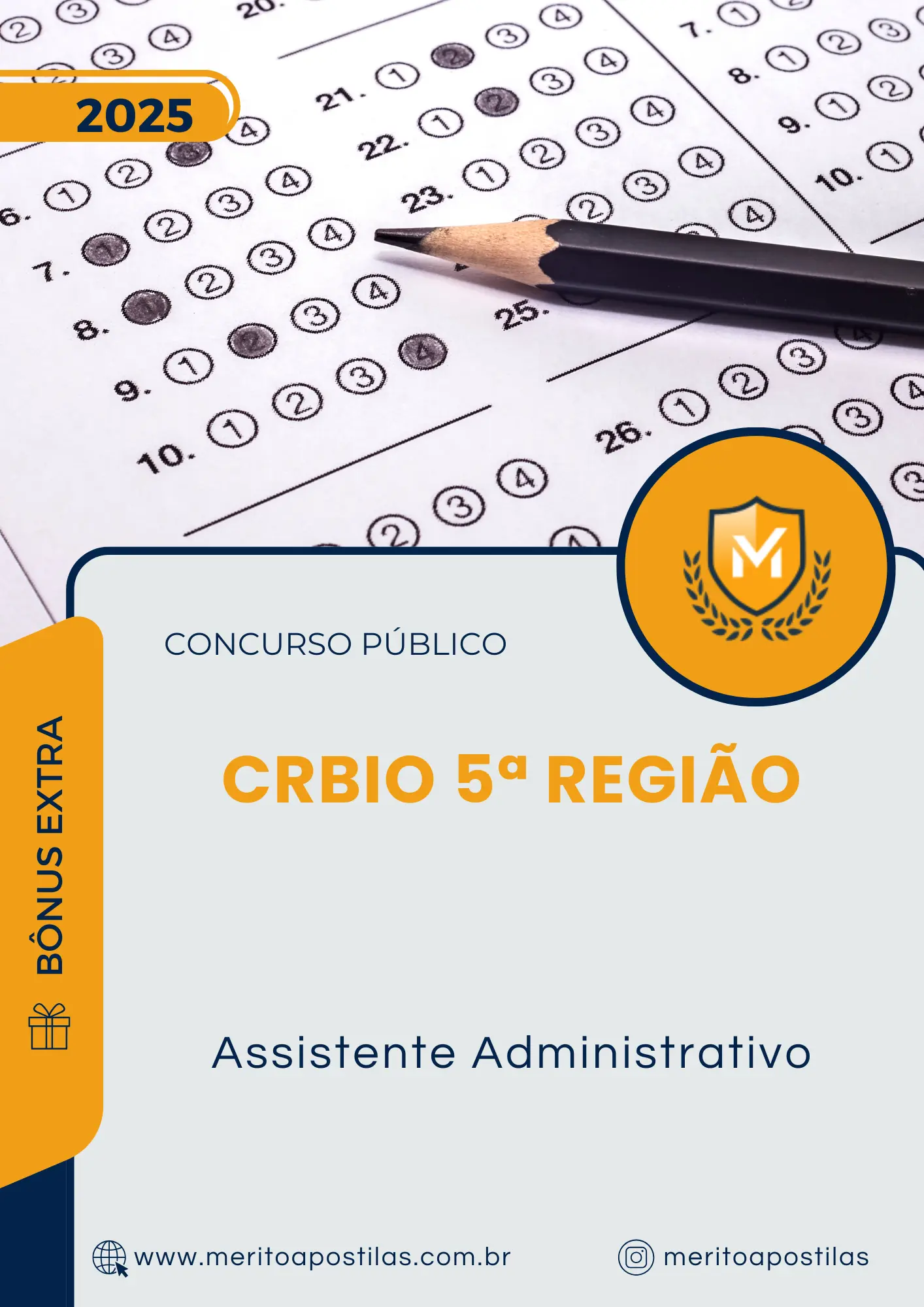 Apostila Assistente Administrativo Concurso Público CRBio 5 Região 2025