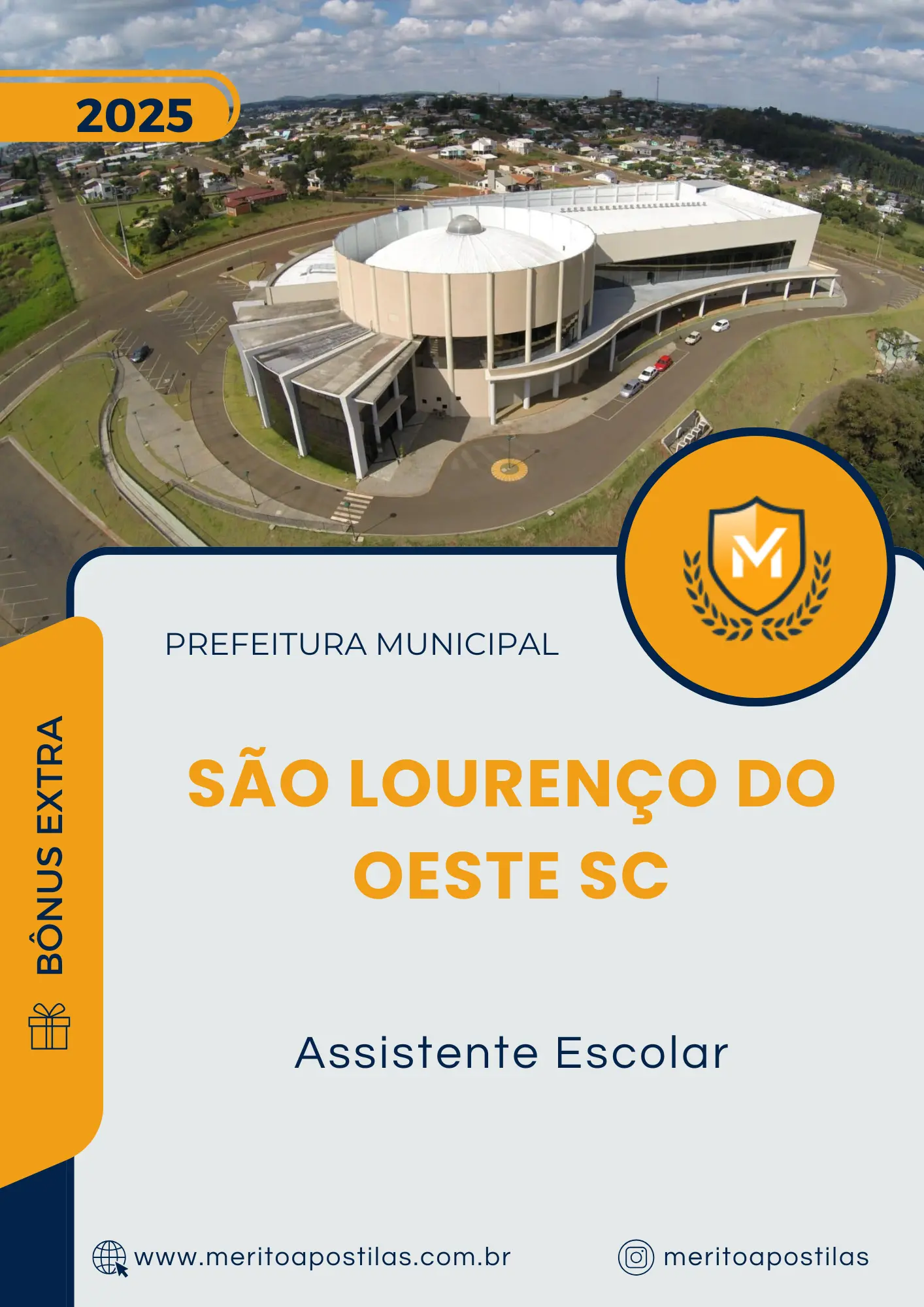 Apostila Assistente Escolar Prefeitura de São Lourenço do Oeste SC 2025