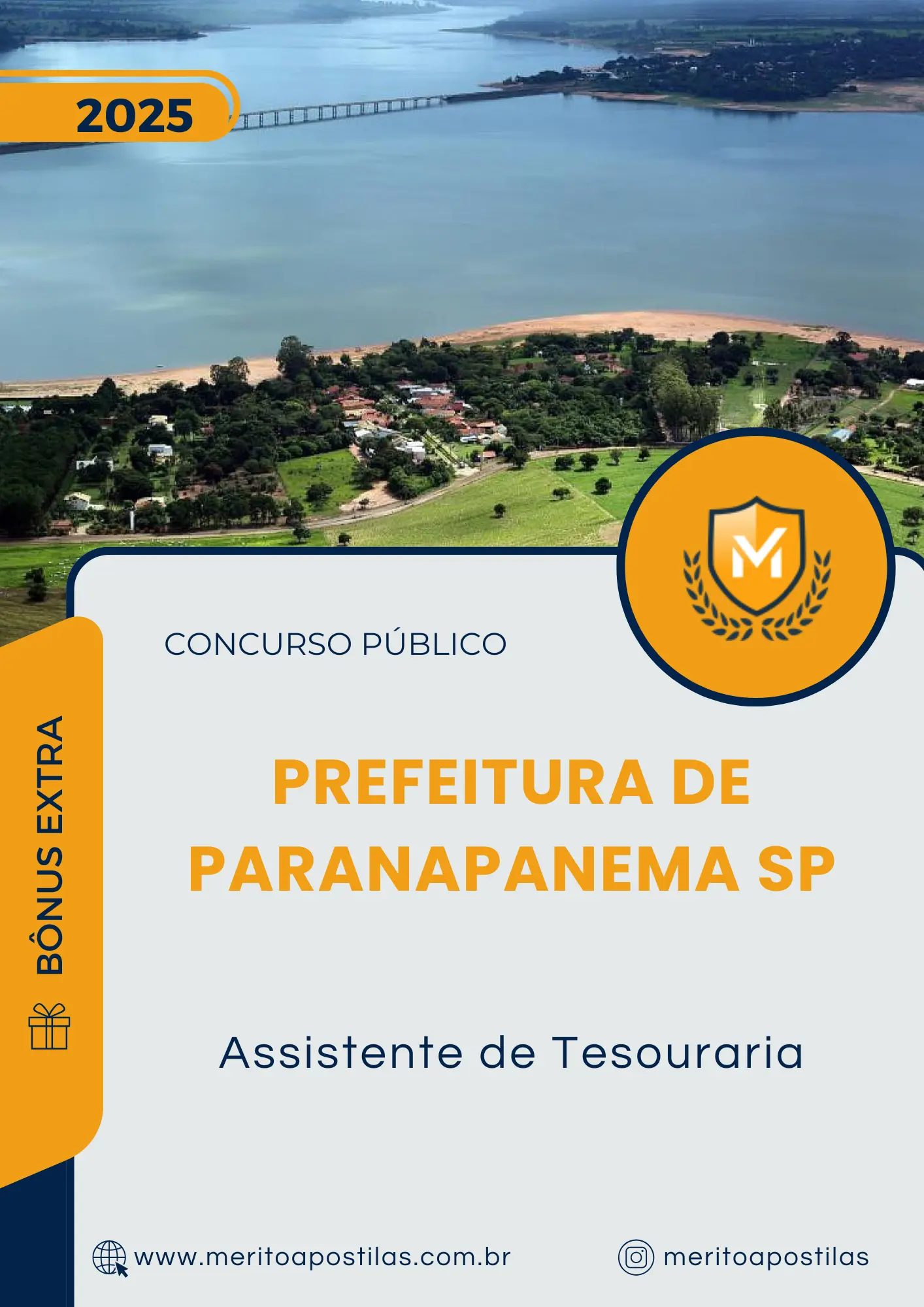 Apostila Assistente de Tesouraria Prefeitura de Paranapanema SP 2025
